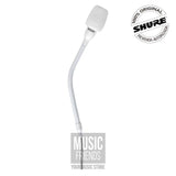 Shure MX202W-A/N Microflex Overhead Microphone, No Cartridge, White