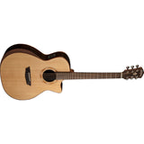 Washburn Comfort G20SCE Grand Auditorium Cutaway Acoustic/Electric Guitar - guitar