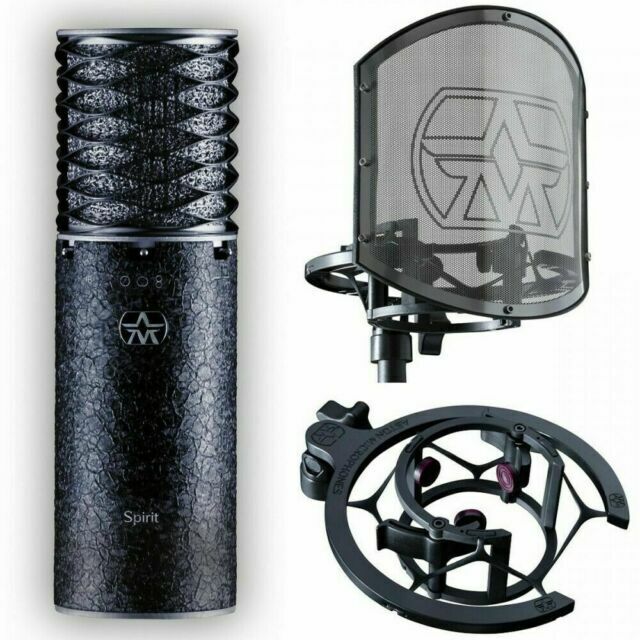 Aston Microphones Spirit Black Multi-Pattern Condenser Bundle