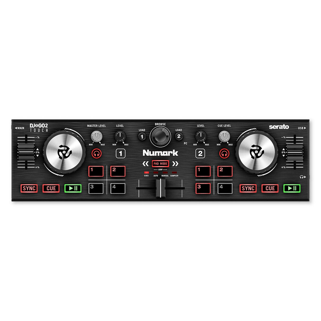 Numark DJ2GO2 Touch Pocket DJ Controller