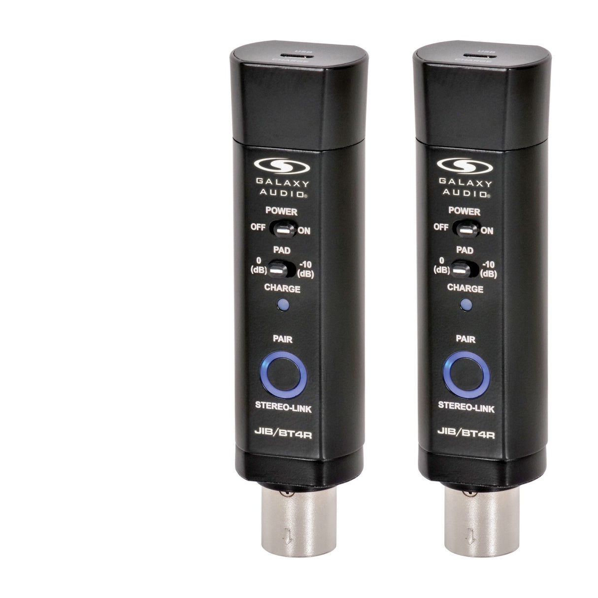 Galaxy Audio JIB/BT4RS XLR Bluetooth Receivers, Pair