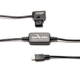 IndiPRO INDIGPCC Power Converter D-Tap to Mini USB 5V for GoPro Cameras 30-Inch