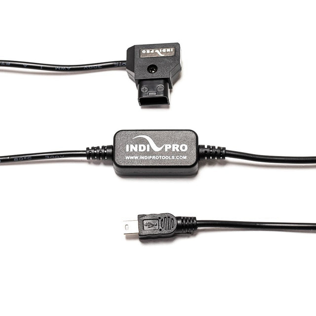 IndiPRO INDIGPCC Power Converter D-Tap to Mini USB 5V for GoPro Cameras 30-Inch