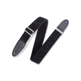 Levy’s Velvet Guitar Strap Black - accessories