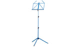 K&M 10010 Child Foldable Classic Music Stand Blue