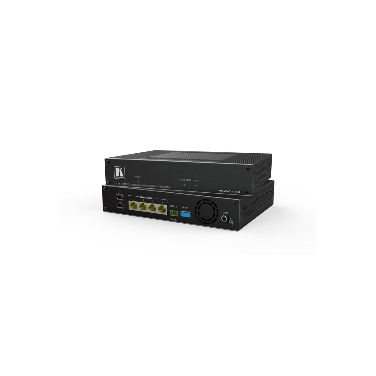 Kramer VM-4DKT 1:4 4K60 4:4:4 HDMI to Long-Reach DGKat 2.0 Distribution Amplifier