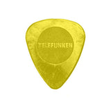 Telefunken.75mm Circle 6 Pack Thin Guitar Picks Yellow - accessories