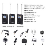 Comica CVM-WM100-PLUS Wireless Dual Microphone System and One Receiver