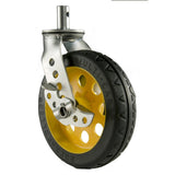 RockNRoller RCSTR8 All-Terrain Caster with Brake 8 x 2 Inches Single Unit