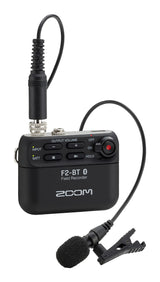 Zoom F2-BT Bluetooth Field Recorder with Lavalier Microphone