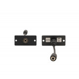 Kramer WA-1PN 3.5mm Stereo Audio Wall Plate Insert Black