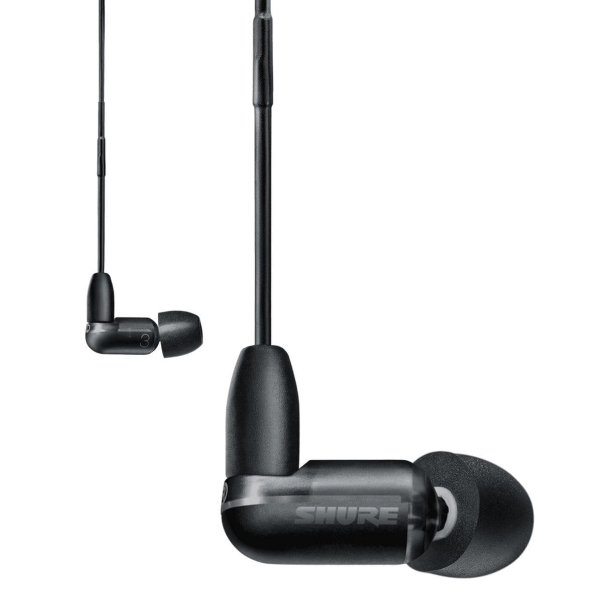 Shure AONIC 3 SE31BABKUNI Wired Sound Isolating In-Ear Headphone, Black (Used)