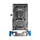 IndiPRO VMP15MM V-Mount Battery Adapter Plate with D-Tap Output and 15mm Rod System
