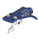 Ortofon OM Scratch White Pre-Mounted on SH-4 Blue