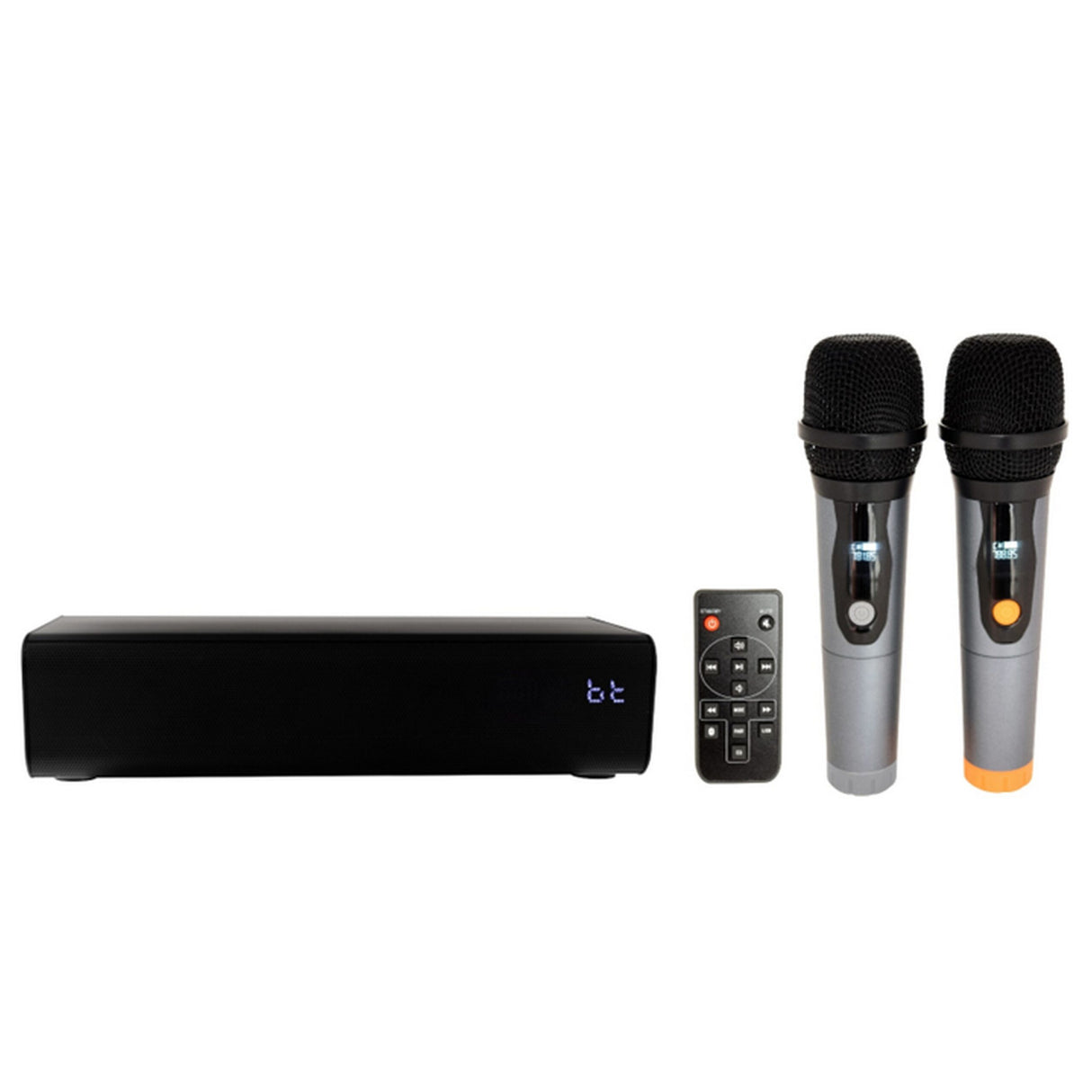 VocoPro KaraokePal 50W All-in-One Bluetooth Karaoke System with 2 Handheld Microphones