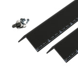 Lowell RRD-10 10U Rack Rails for 23 Inch Wide Rack Pair