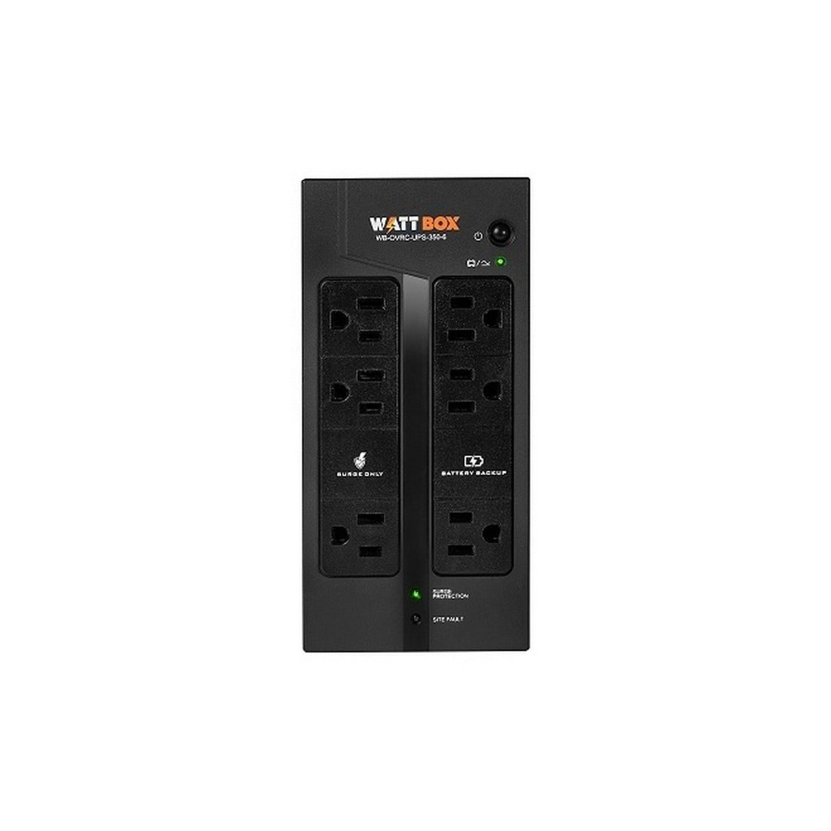 WattBox WT-OVRC350U Standby UPS and Battery Pack, 6-Outlets, 350VA