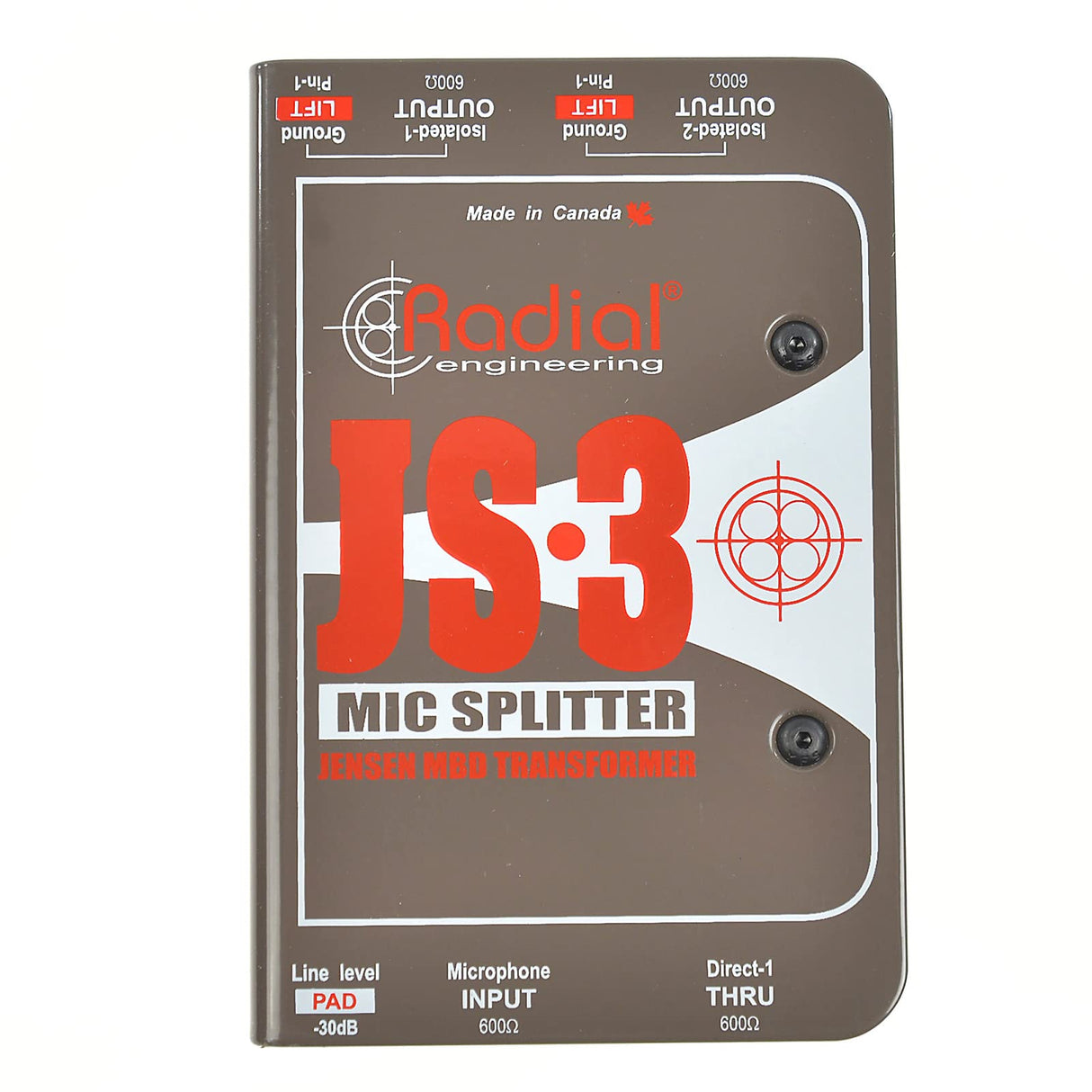 Radial JS3 Passive 3-Way Microphone Splitter