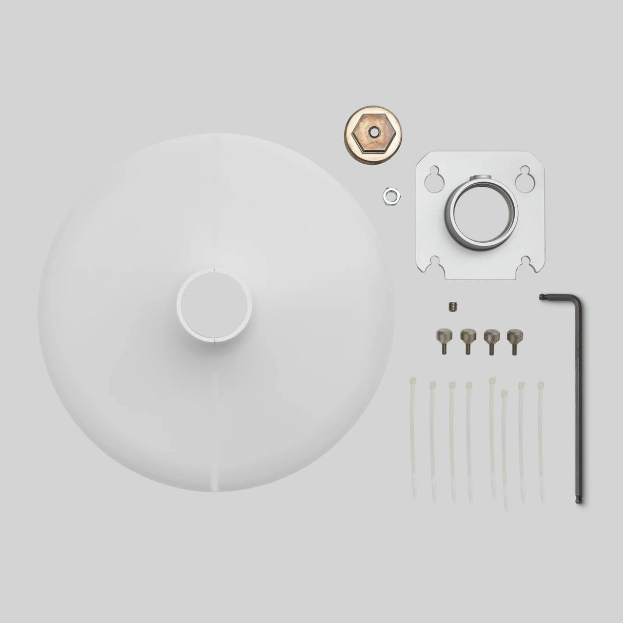 Shure MXA901W-R-PM-3/8-V White Ceiling Array Mic 3/8 in Rod Mount Kit