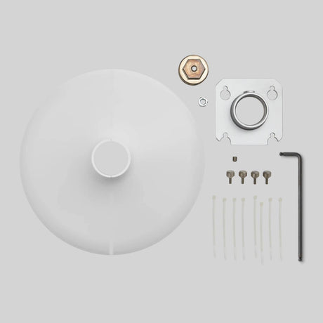 Shure MXA901W-R-PM-3/8-V White Ceiling Array Mic 3/8 in Rod Mount Kit