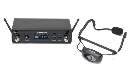 Samson AirLine 99 Wireless Fitness Headset System with Qe Fitness Microphone K Band
