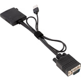 Liberty AV AV AR-VMU-HDF VGA + USB to HDMI Adapter Cable 8 Inches