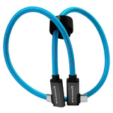 Kondor Blue 18-Inch Right Angle USB-C to USB-C Cable