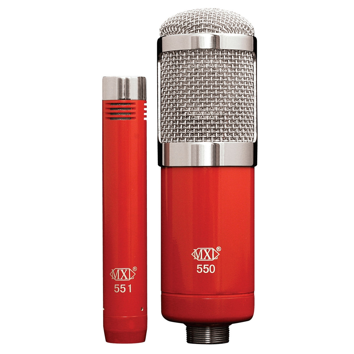 MXL 550/551R Recording Microphone Kit includes 550 Vocal Condenser Microphone 551 Instrument Microphone