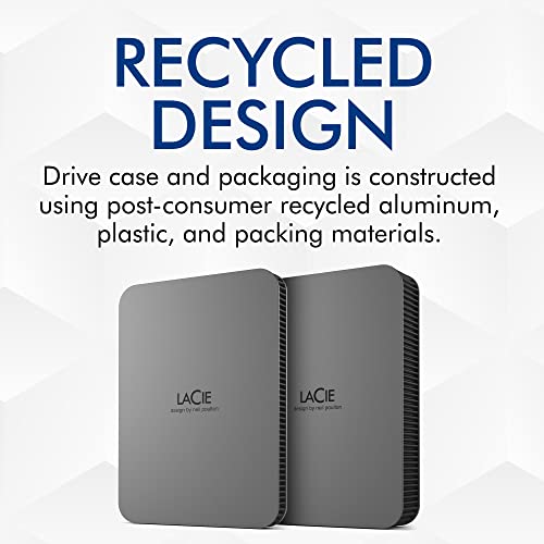 LaCie Mobile Drive Secure External HDD, 4TB