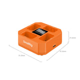 SmallRig 5749 Four-Channel Camera Battery Charger for NP-FW50