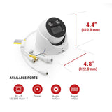 IC Realtime IPMX-E40F-ADW2 4MP Indoor/Outdoor Eyeball Network Camera