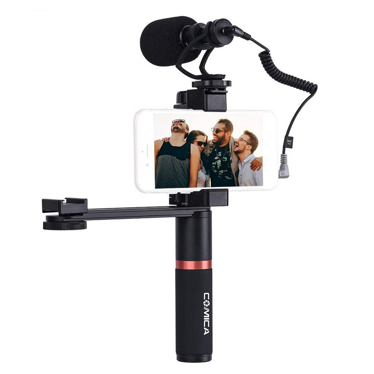 Comica CVM-VM10-K4 Full Metal Mini Compact On-Camera Directional Shotgun Video Microphone Kit