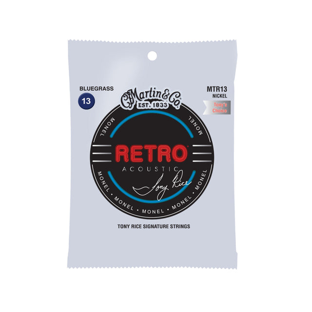 Martin Retro Acoustic Guitar Strings Bluegrass - Tony Rice’s Choice.013 -.056 - accessories