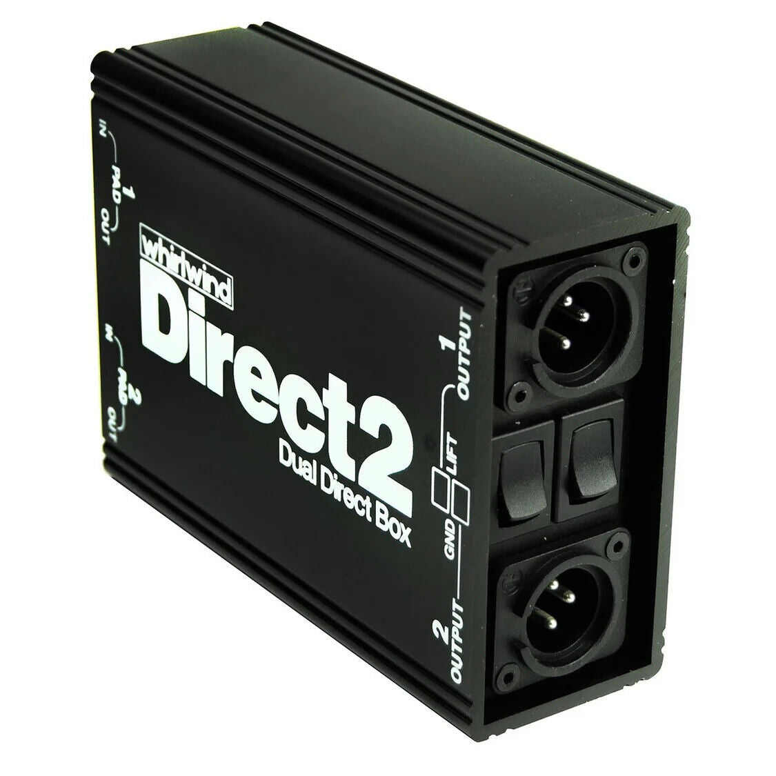 Whirlwind DIRECT2 2 Channels Passive Direct Box