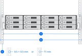 Synology - Synology RKS-02 Sliding Rail Kit for Rackmount NAS - RKS-02