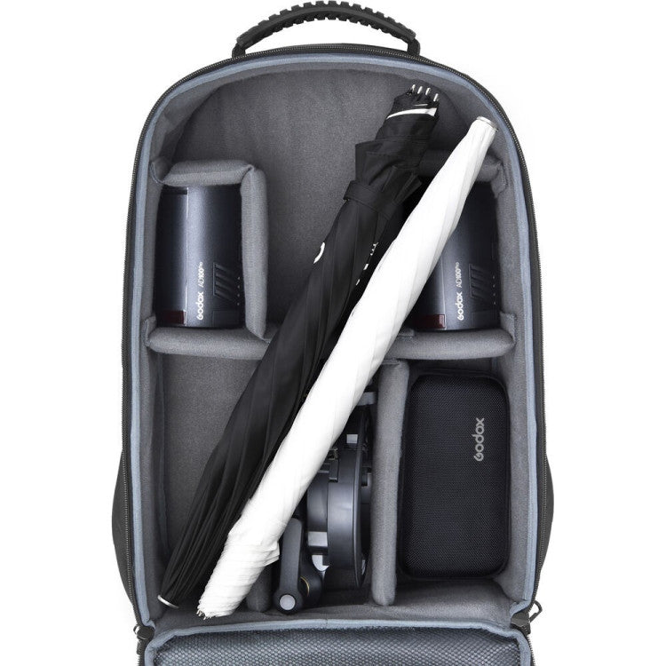 Godox AD100Pro 2-Light Pocket Flash Kit with Umbrellas and CB-20 Bag