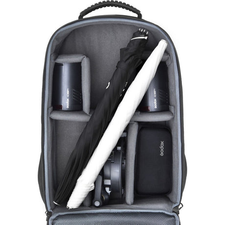 Godox AD100Pro 2-Light Pocket Flash Kit with Umbrellas and CB-20 Bag