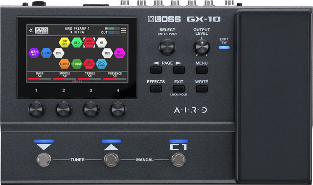 BOSS GX-10 multi effects pedal with expression pedal