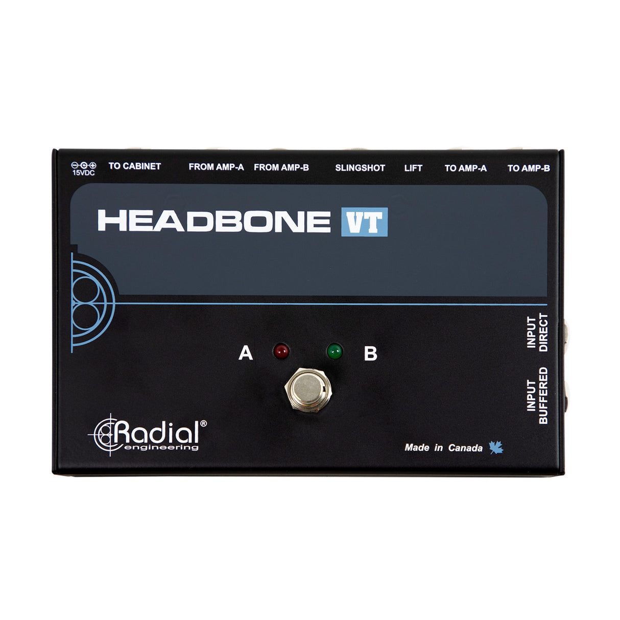 Radial ToneBone HEADBONE VT Two Valve Tube Head Switcher