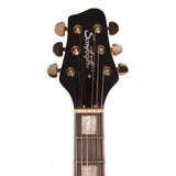 Sawtooth Heritage H68C Series Left-Handed Maple Top Electric Guitar, Satin Black