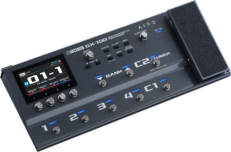 BOSS GX-100 multi effects pedal with touchscreen and C2 tuner