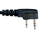 Klein Electronics Intrepid K1-BR Braided Cable Single Wire Earpiece for Kenwood/HYT/Relm Radios