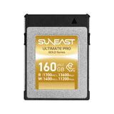 SUNEAST ULTIMATE PRO SE-CFXB160S1700 CFexpress Type B Memory Card 160GB (Gold Series)