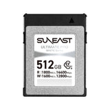 SUNEAST SE-CFXB512GW1800 512GB CFexpress Type B Memory Card (WHITE Series)