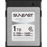 SUNEAST ULTIMATE PRO SE-CFXB001TW1800 1TB CFexpress Type B Memory Card (WHITE Series)
