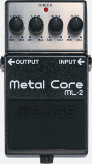 BOSS ML-2 Metal Core Distortion Guitar Pedal
