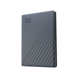 WD My Passport Portable Hard Drive with USB-C - Silicon Grey