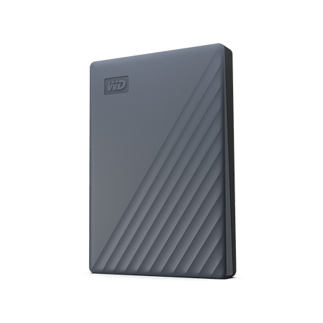 WD My Passport Portable Hard Drive with USB-C - Silicon Grey