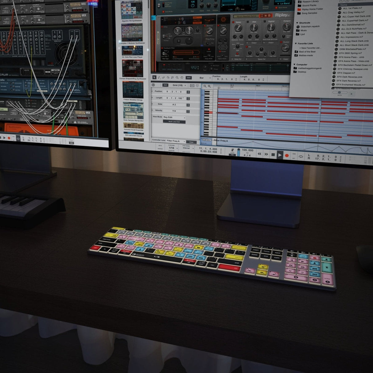 Editors Keys Reason Wireless Backlit Keyboard - Mac & PC