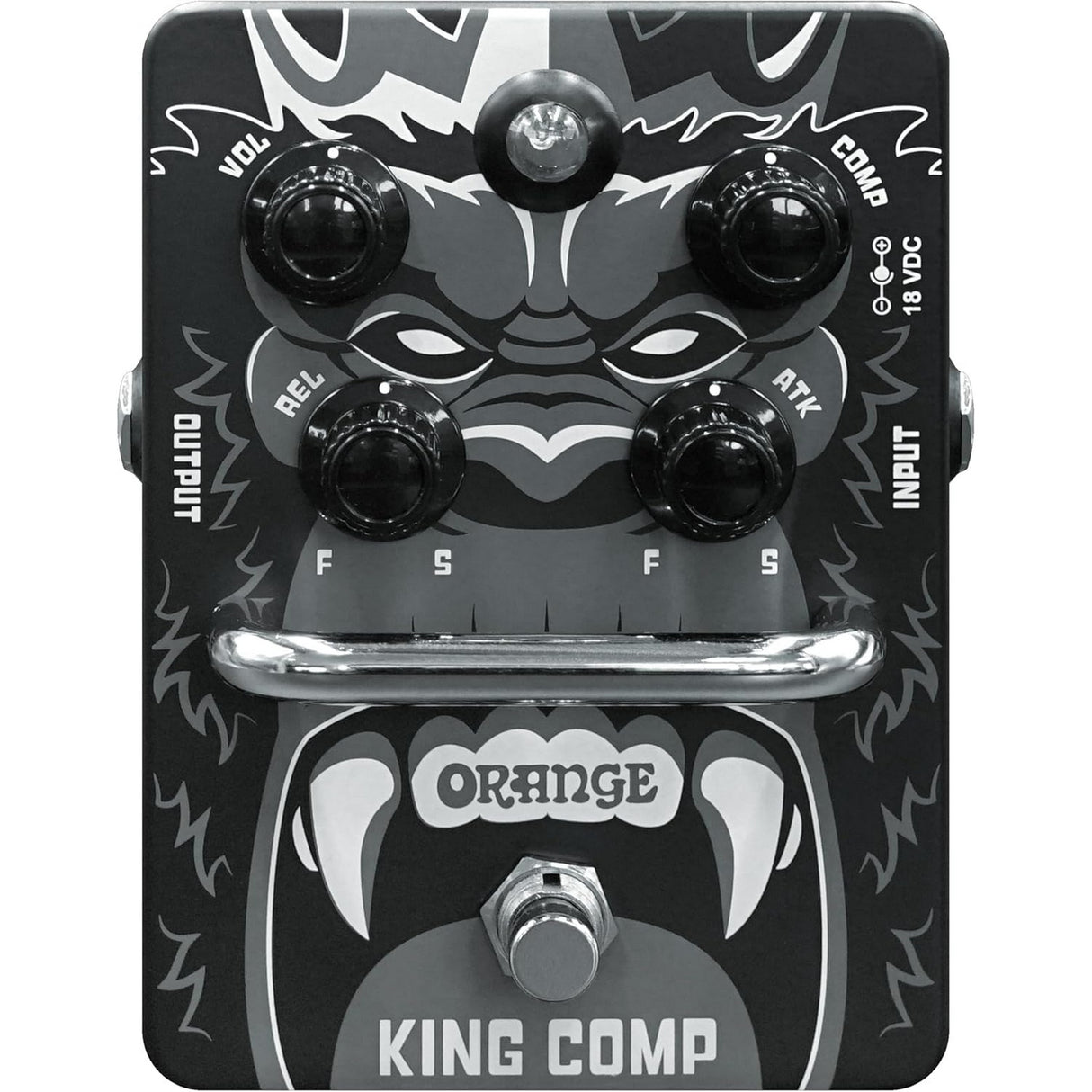 Orange - Orange King Comp Compressor Pedal - KING-COMP
